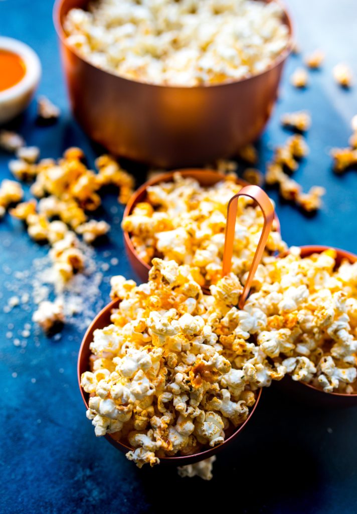 Pop It Like It's Hot {buffalo ranch popcorn} - Kai and The Kitchen